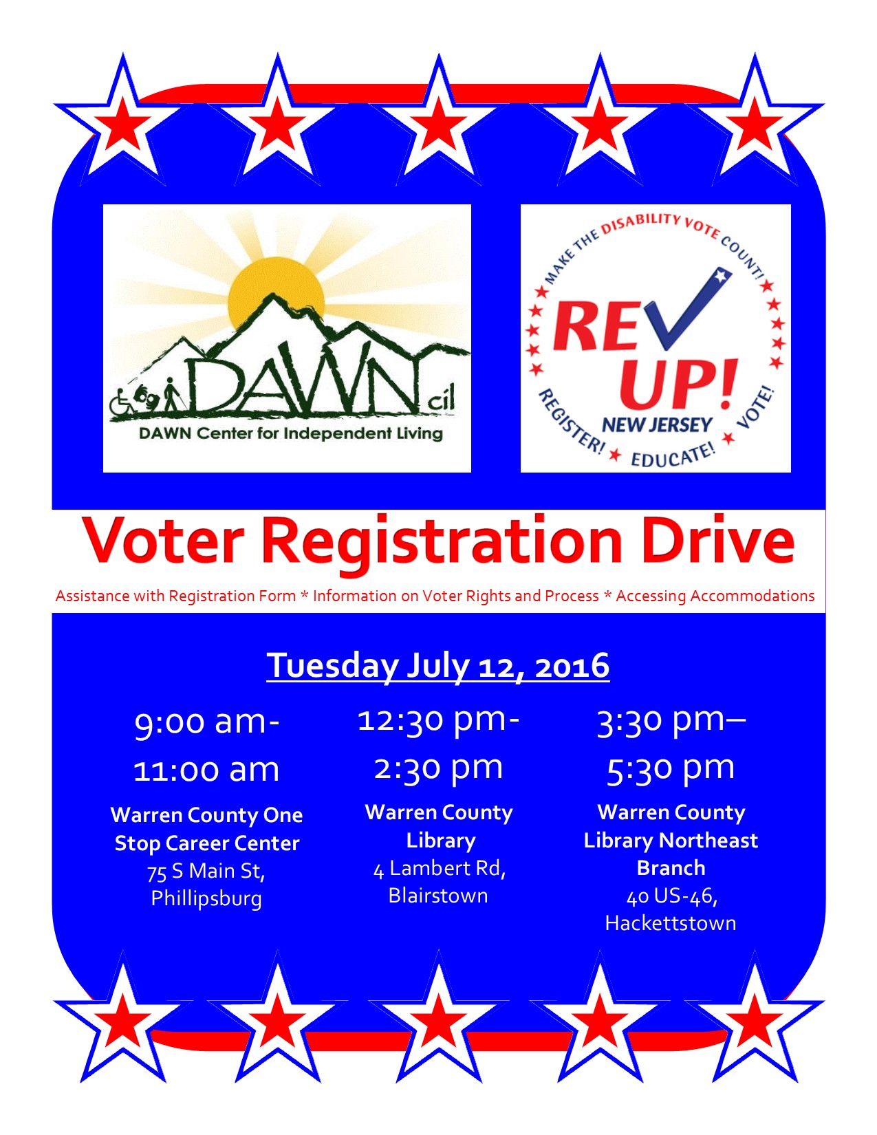 Warren County Voter Registration Day